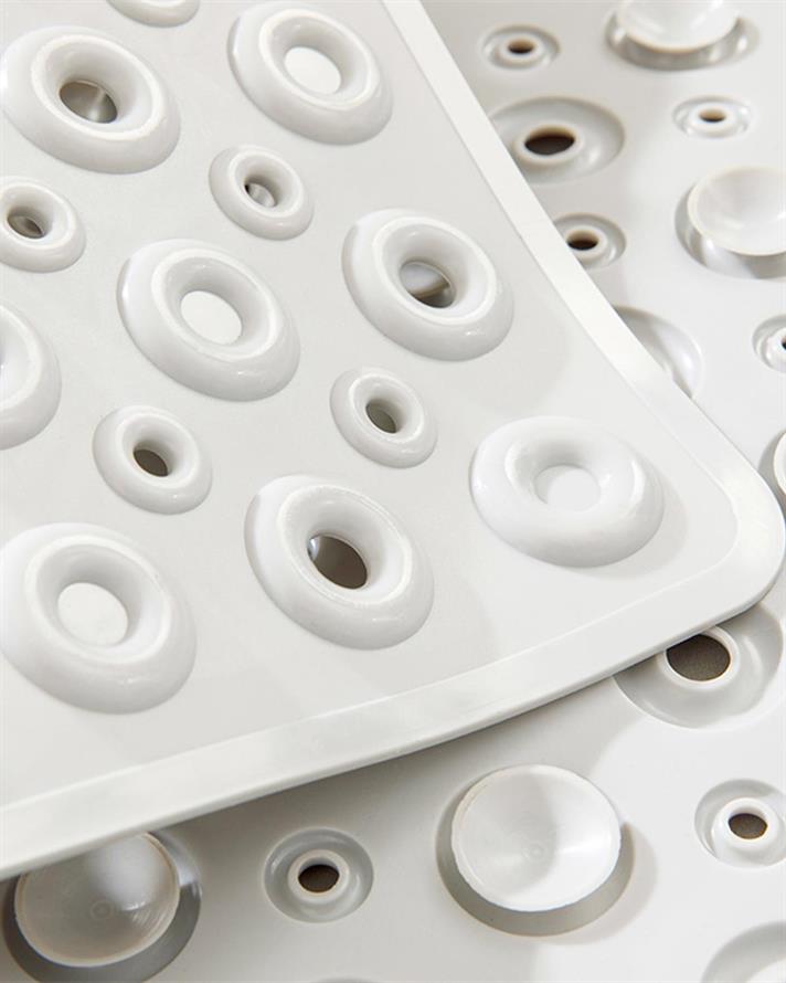 Maya Pvc Covoras De Baıe 53*53 Gri.