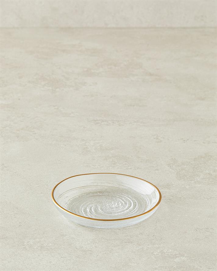 Maya Sticlă Bol Pentru Alune 13 cm Gold