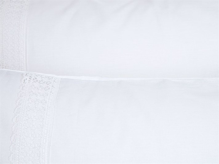 Mayra  În fagure Set 2  FAȚĂ DE PERNĂ 50x70 cm White