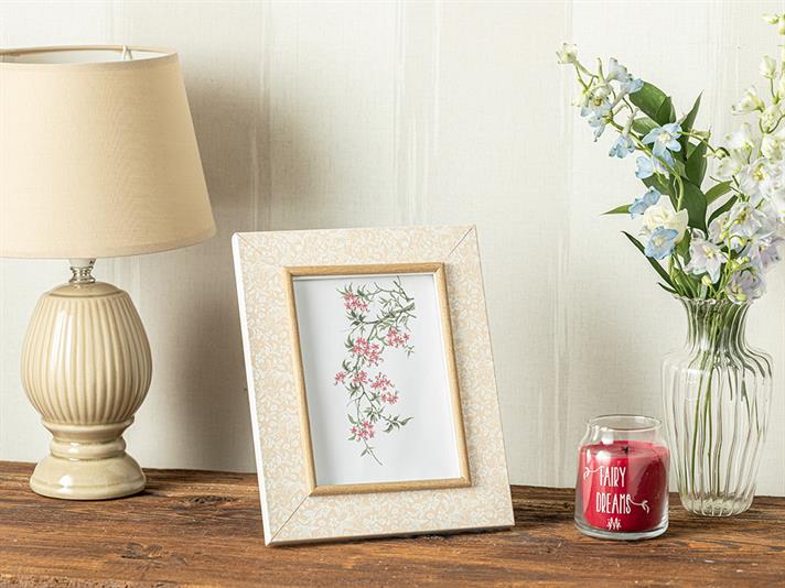 Ramă foto, Melani, plastic, 13x18 cm, bleu