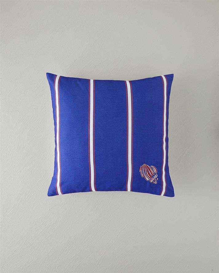 Merma Brodat Husă Pernuță 45x45 cm Bleumarin