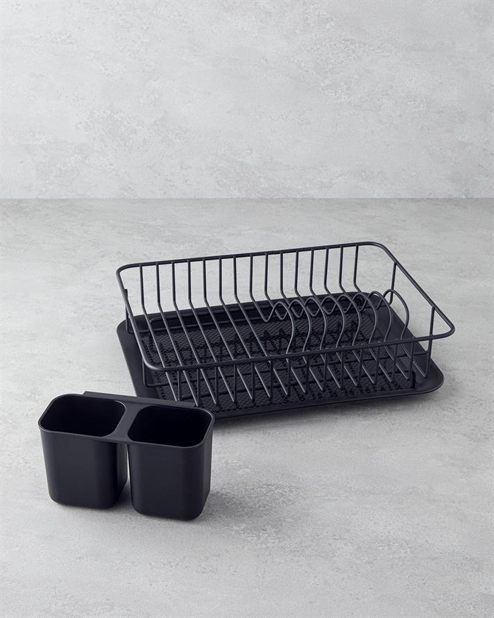 Dolores Metal Suport Pentru Vase 42x28 cm Negru