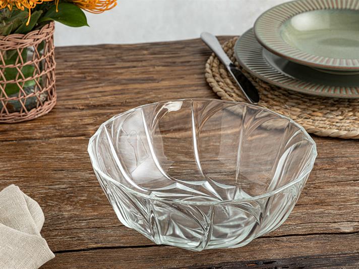 Mica Glass Boluri 22,5 Cm Transparent.