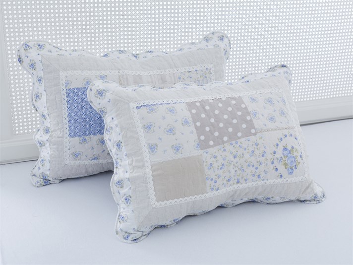 milă  Microfibră Pentru o persoana  SET CUVERTURĂ DE PAT 160x240 cm Albastru