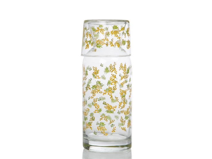Mimosa Glass Bedside Jug 500 ml Yellow