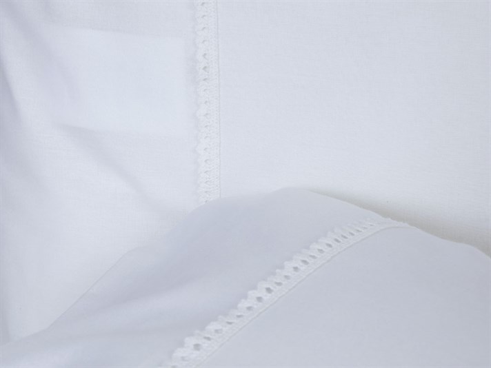 Mina  În fagure Set 2  FAȚĂ DE PERNĂ 50x70 cm White