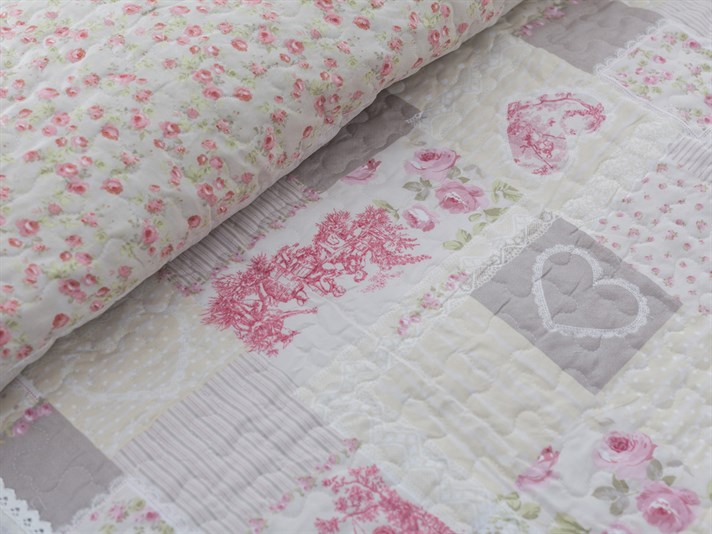 Mindy  Microfibră Pentru o persoana  SET CUVERTURĂ DE PAT 160x240 cm Roz