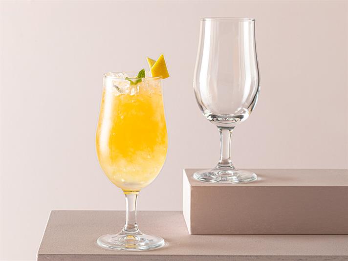 Vega Glass 2 Set Beer Glass 250 ml Transparent