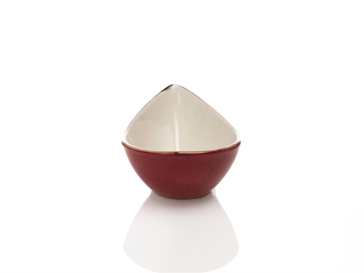 Minya Porțelan Bol Sosuri 11 cm Roşu