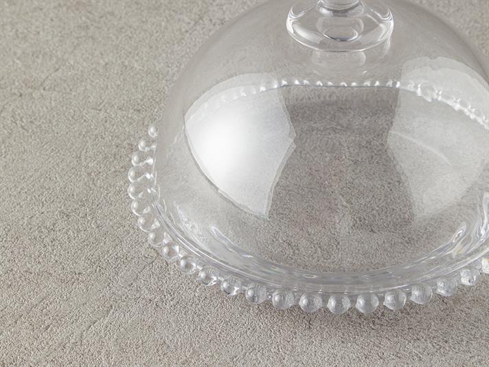 Miny Glass Covered Presenter 19 cm Transparent