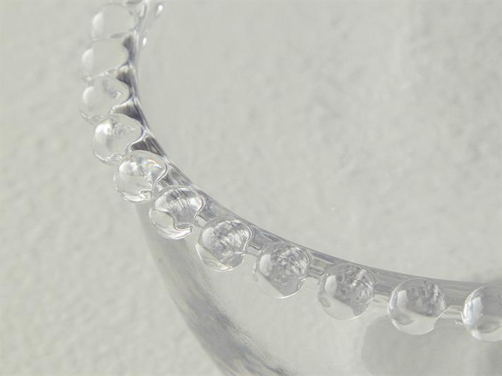 Bol, Miny, sticla, 14 cm, transparent