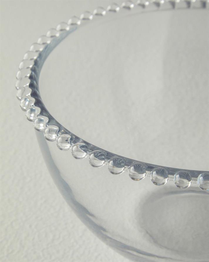 Bol, Miny, sticla, 21 cm, transparent