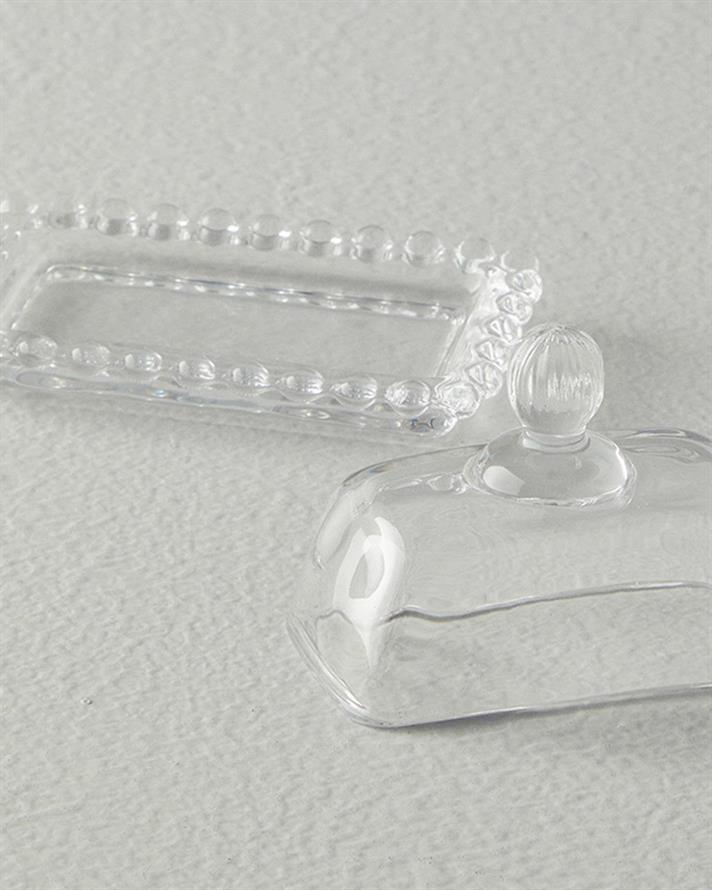 Miny Glass Covered Appetizers Transparent