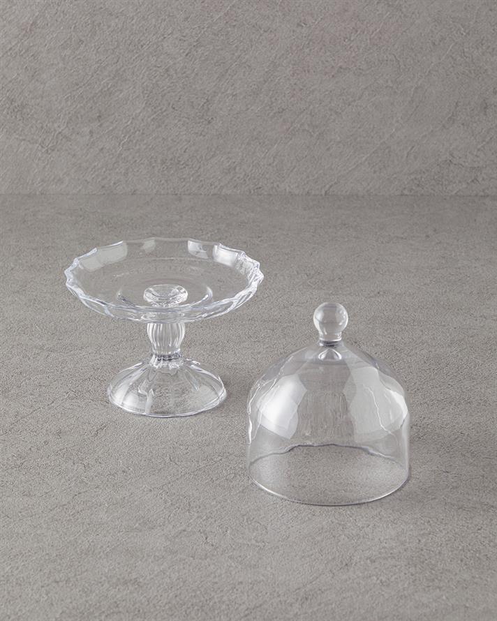 Miny Glass With Feet Presenter 11 cm Transparent