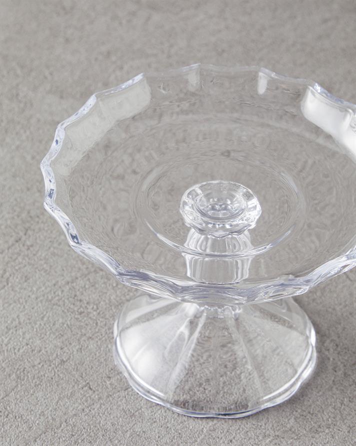 Miny Glass With Feet Presenter 11 cm Transparent