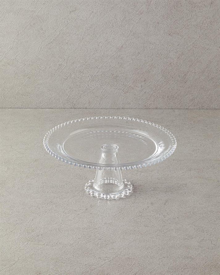 Minya Sticlă Stand Pentru Chec 30,5 cm. Transparent