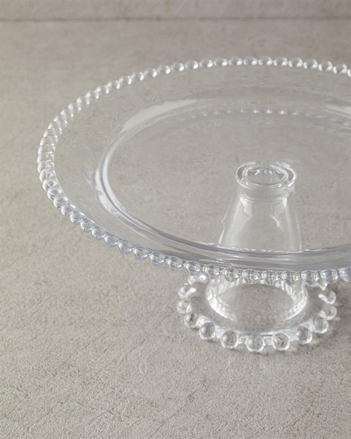Minya Sticlă Stand Pentru Chec 30,5 cm. Transparent