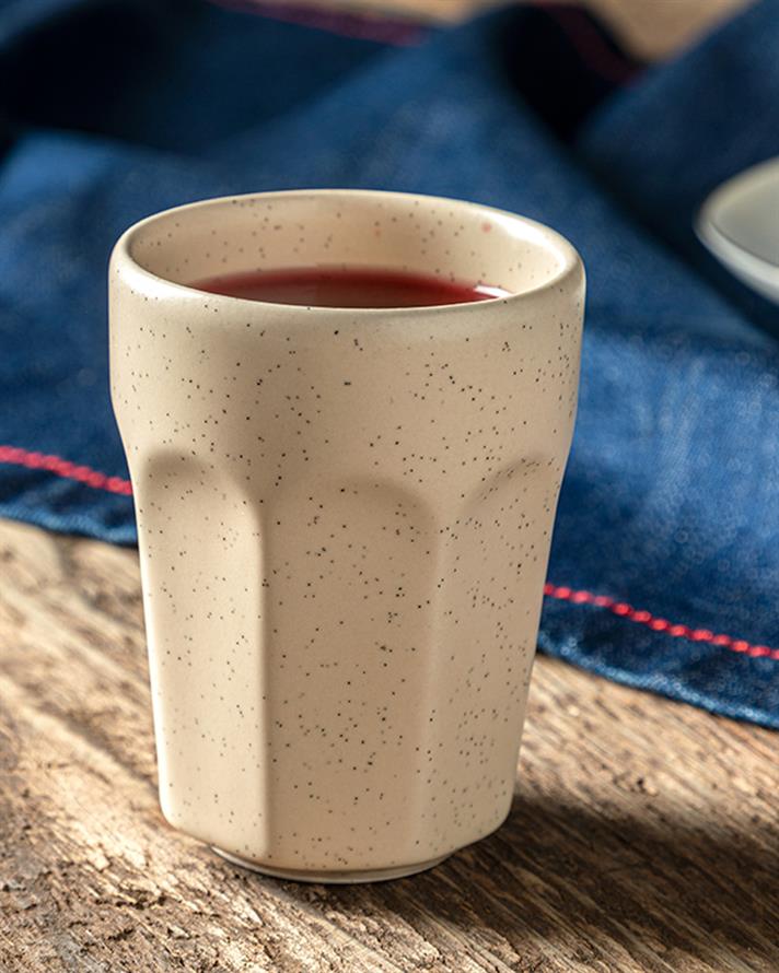 Mira Ceramică Pahar 225 ml Crem.