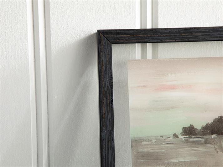 Tablou, Misty Sky, sticlă, 22x22 cm, maro