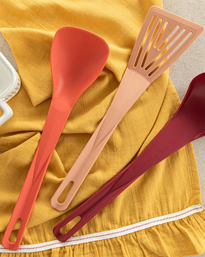 Mix Me Plastic 3 Pieces Service Set 32 cm Red