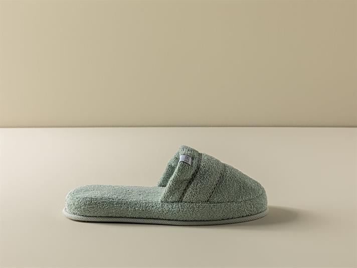 Papuci de casa, unisex, Soft, bumbac, masura 40-44, verde menta