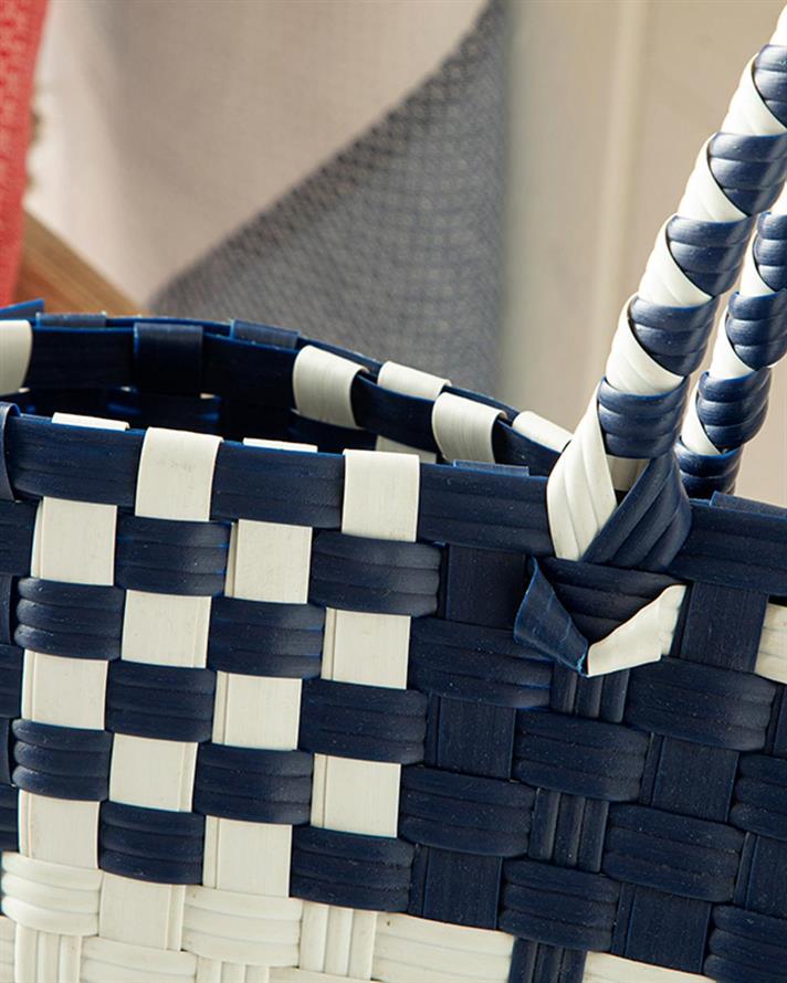 Modern Patch Geantă , 34*14*32 Cm, Natural - Burgundia