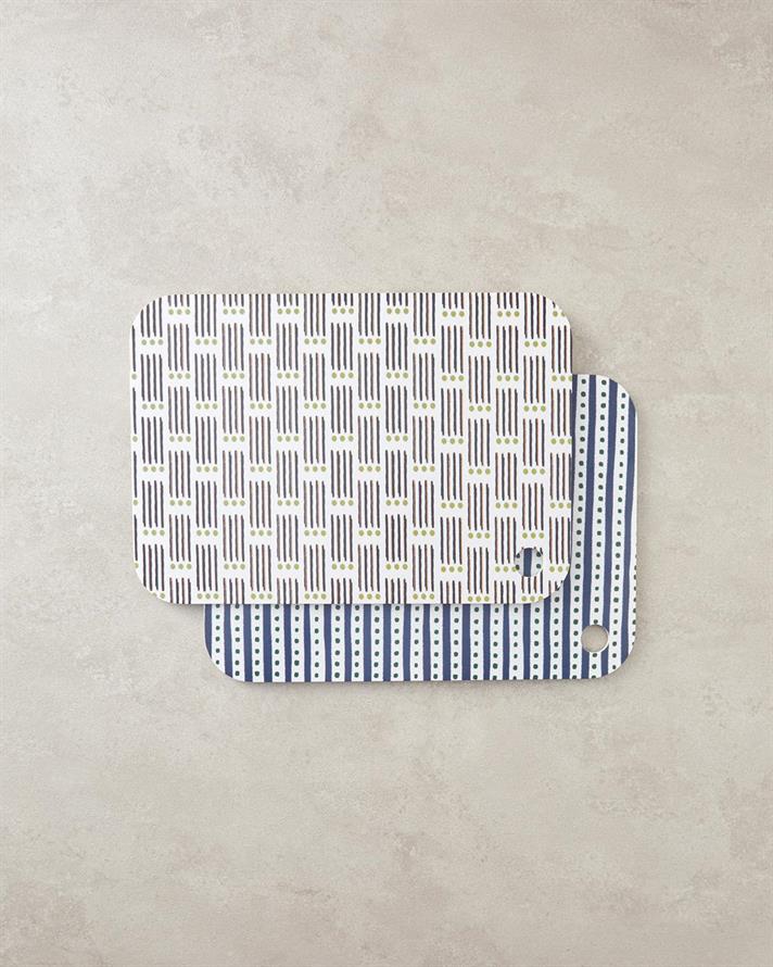 Modern Strip Melamină Placă De Tocat 32x22 cm Bleumarin