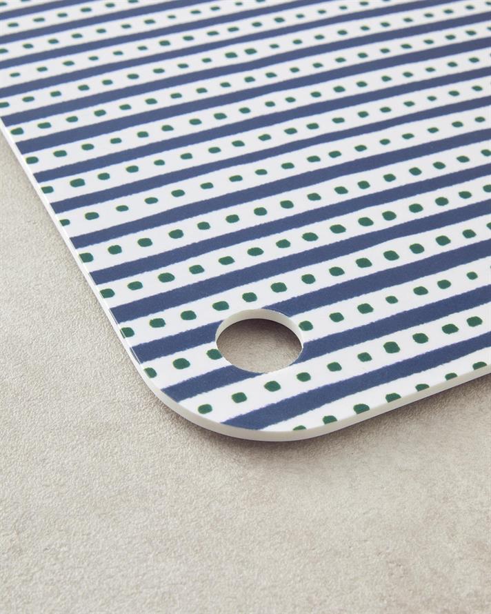Modern Strip Melamină Placă De Tocat 32x22 cm Bleumarin