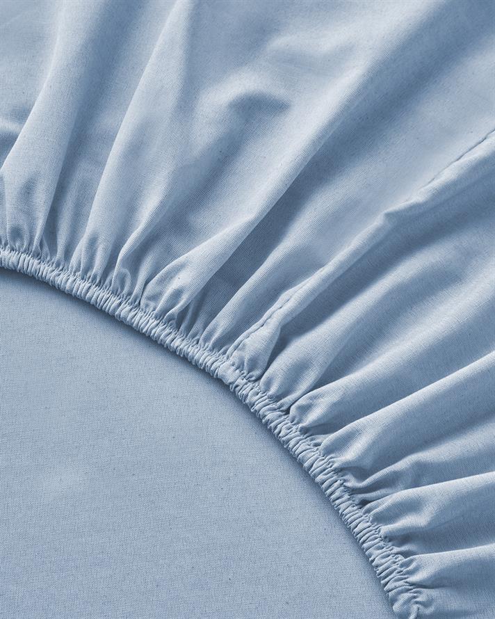 Modern Strip Ușor De Călcat Double Set Lenjerie De Pat 200x220 cm Albastru