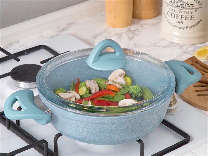 Modest Granite Small Pan 26 cm Seledon,
