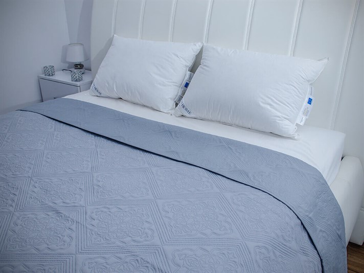 momi  Satin  CUVERTURĂ DE PAT MU 200x240 cm Gri.