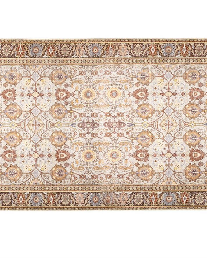 Mont Land Astra Țesut Covor Decoratıv 80*150 Cm Burgundia-Gri