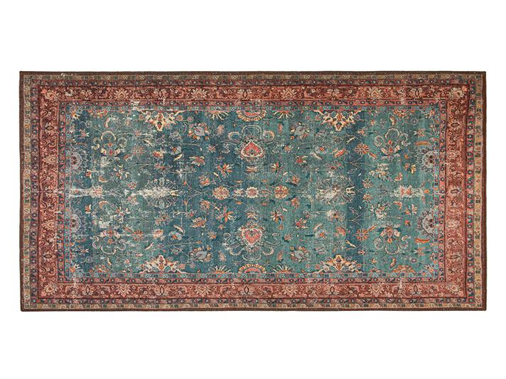 Montglam Buddy Covor Decorativ, Chenille Țesute, 77*150, Alb-Argintiu