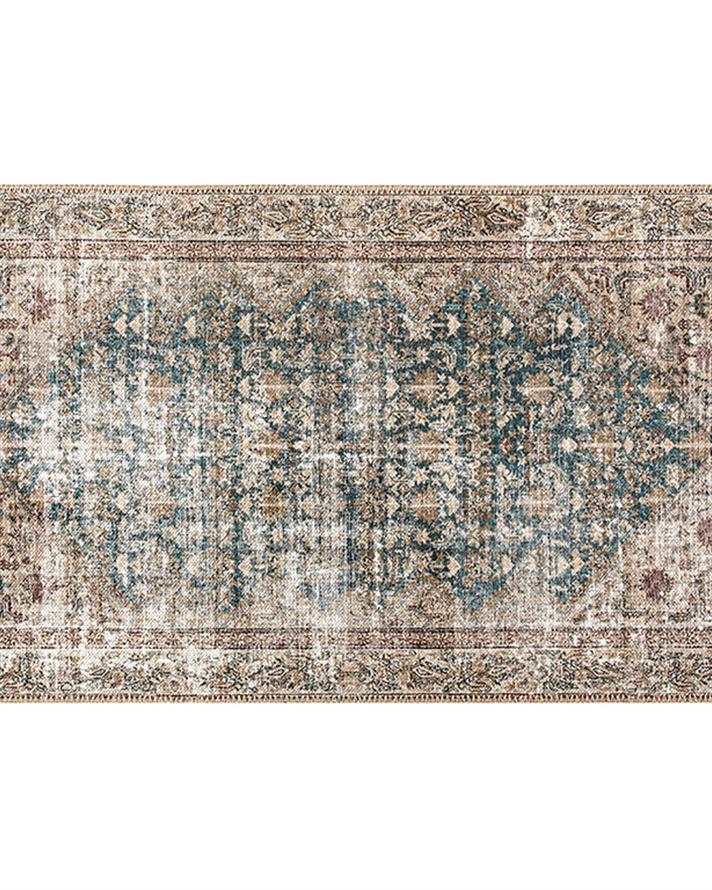 Montglam Mansion Covor Decorativ, Chenille Țesute, 77,5*150 Cm, Ivory