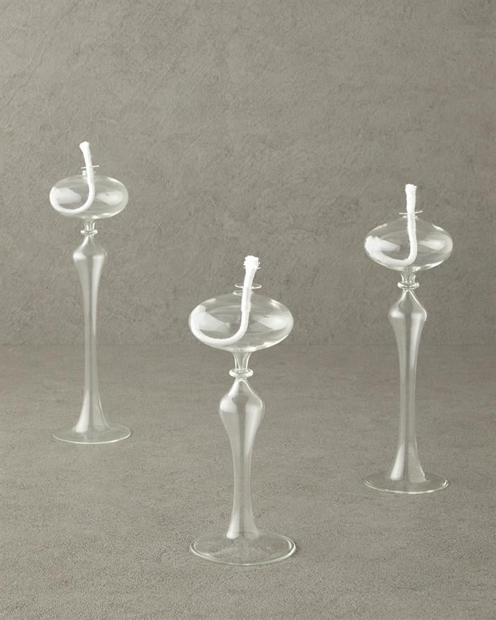 Moonlight Glass 3 Set 8x20 cm Transparent