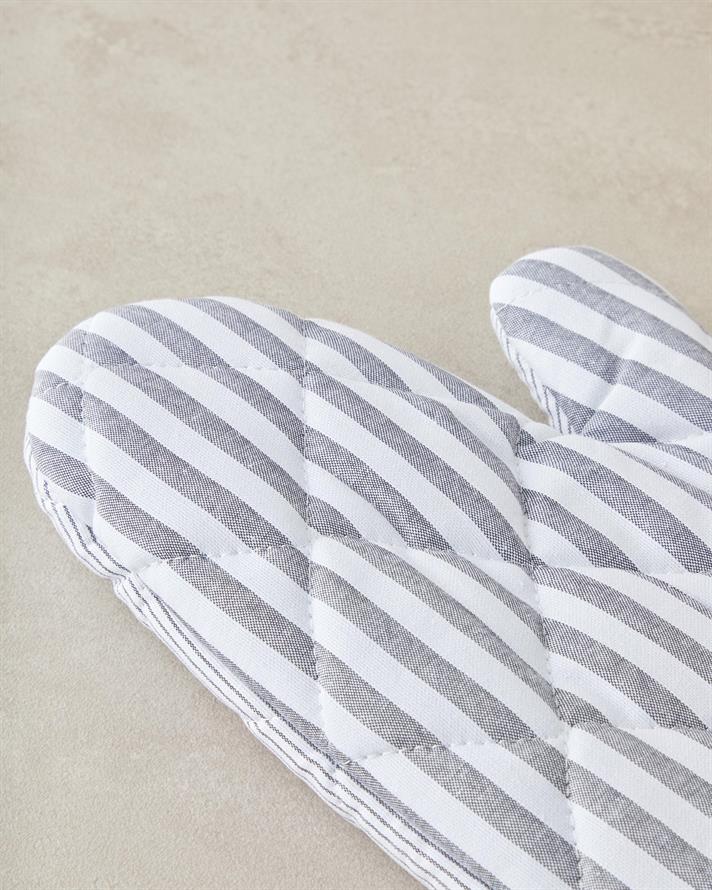 Bumbac 2 Set Set De Bucătărie 18x28 cm+18x18 cm Albastru inchis