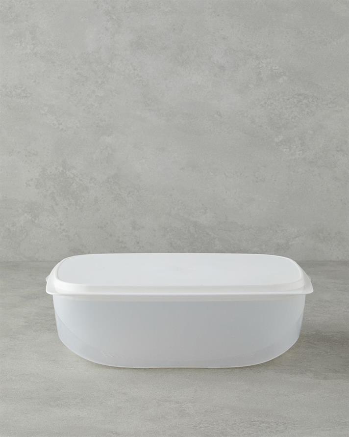 Morgan Plastic Recipient Depozitare 30x21.5 cm Alb