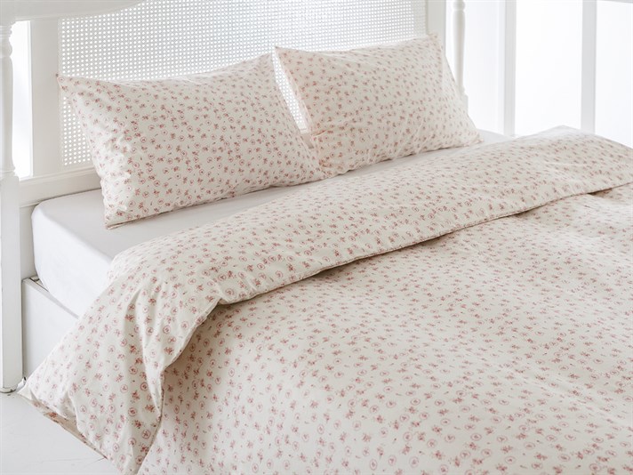Moya Cu Bumbac Double Lenjerie De Pat 200x220 cm Roz