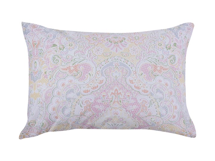 mozaic Cu Bumbac Cu 2 Piese Față De Pernă 50x70 cm Roz