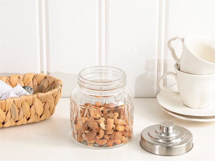 Gemma New Bone China Storing Jar 1000 ml Transparent