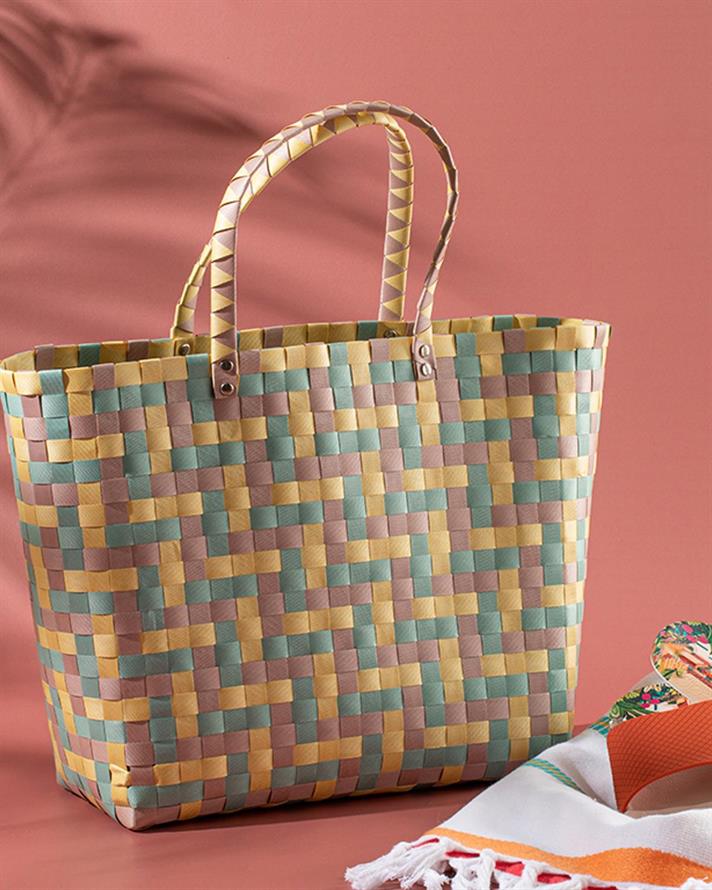 Multiple Culori Sacosa 34*14*32 Cm Mint - Galben.