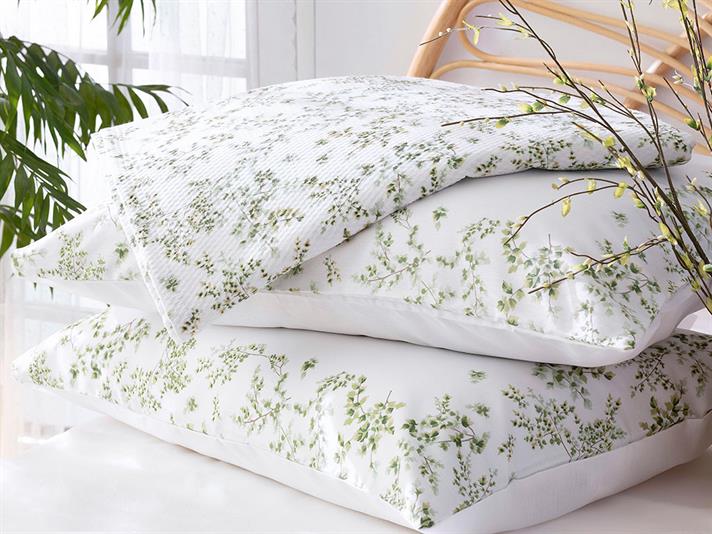 natură  Cu imprimeu Pentru o persoana  SET CUVERTURĂ 150x220 cm Mint-lilac-roz