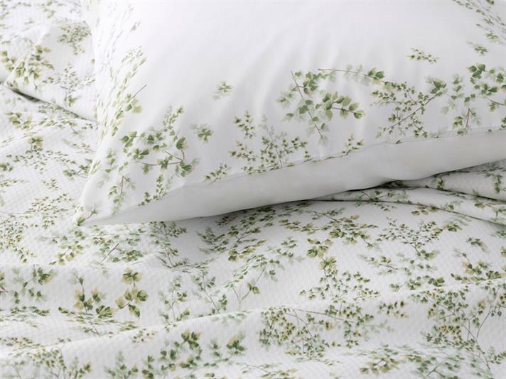 natură  Cu imprimeu Persoană dublă  SET CUVERTURĂ 200x220 cm Mint-lilac-roz