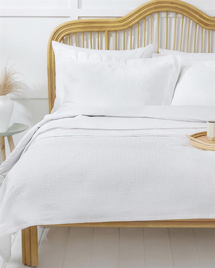 natură Țesătură Jacquard Single Set Pătură De Vară 160x230 cm Alb
