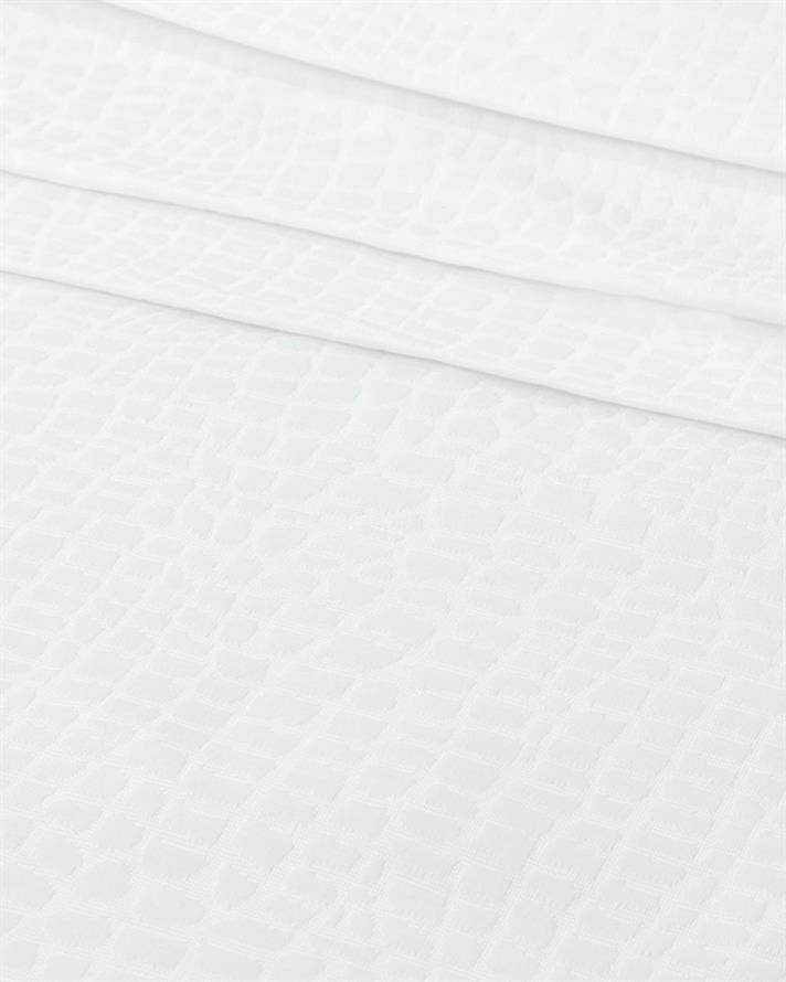 natură Țesătură Jacquard Single Set Pătură De Vară 160x230 cm Alb