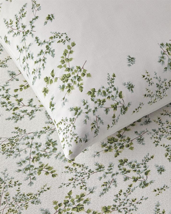 Natur Imprimat King Size Set Pătură De Vară 240x220 cm Verde