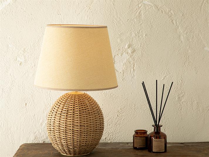 Natural Lampă De Masă , 35*54 Cm, Albastru-Beige