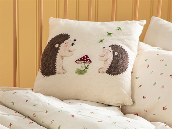 Natural Pernă Decorativă, Bumbac, 40*40 Cm, Albastru-Beige
