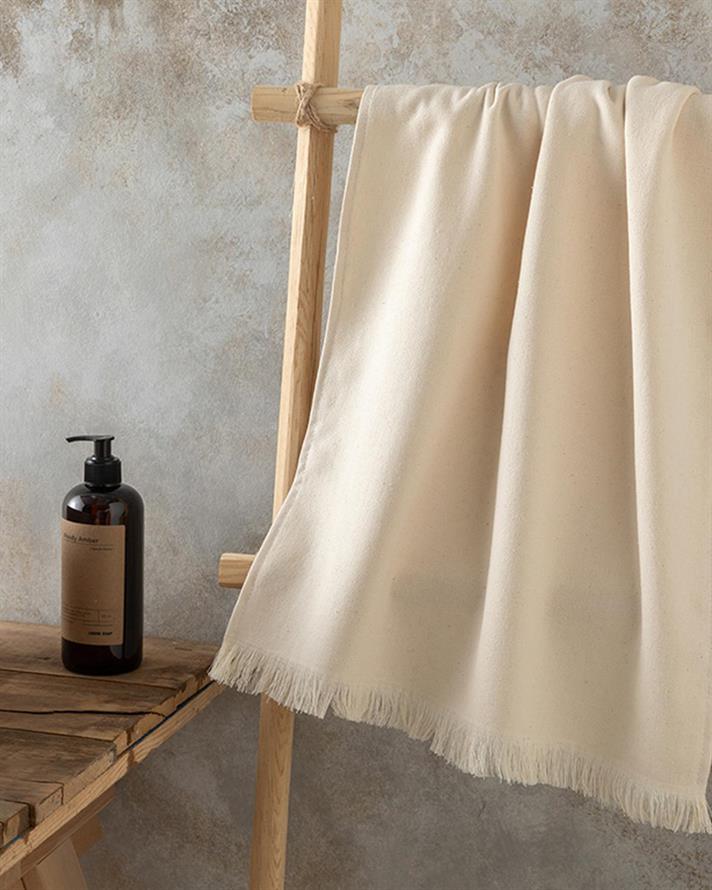 Natural Prosop De Față, Bumbac, 50*70 Cm, Gri Deschis