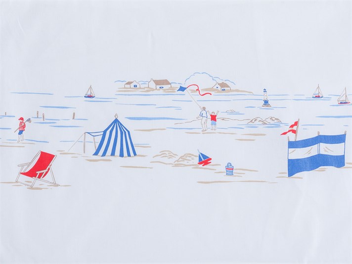Navigați departe Cu Bumbac Cu 2 Piese Față De Pernă 50x70 cm Albastru
